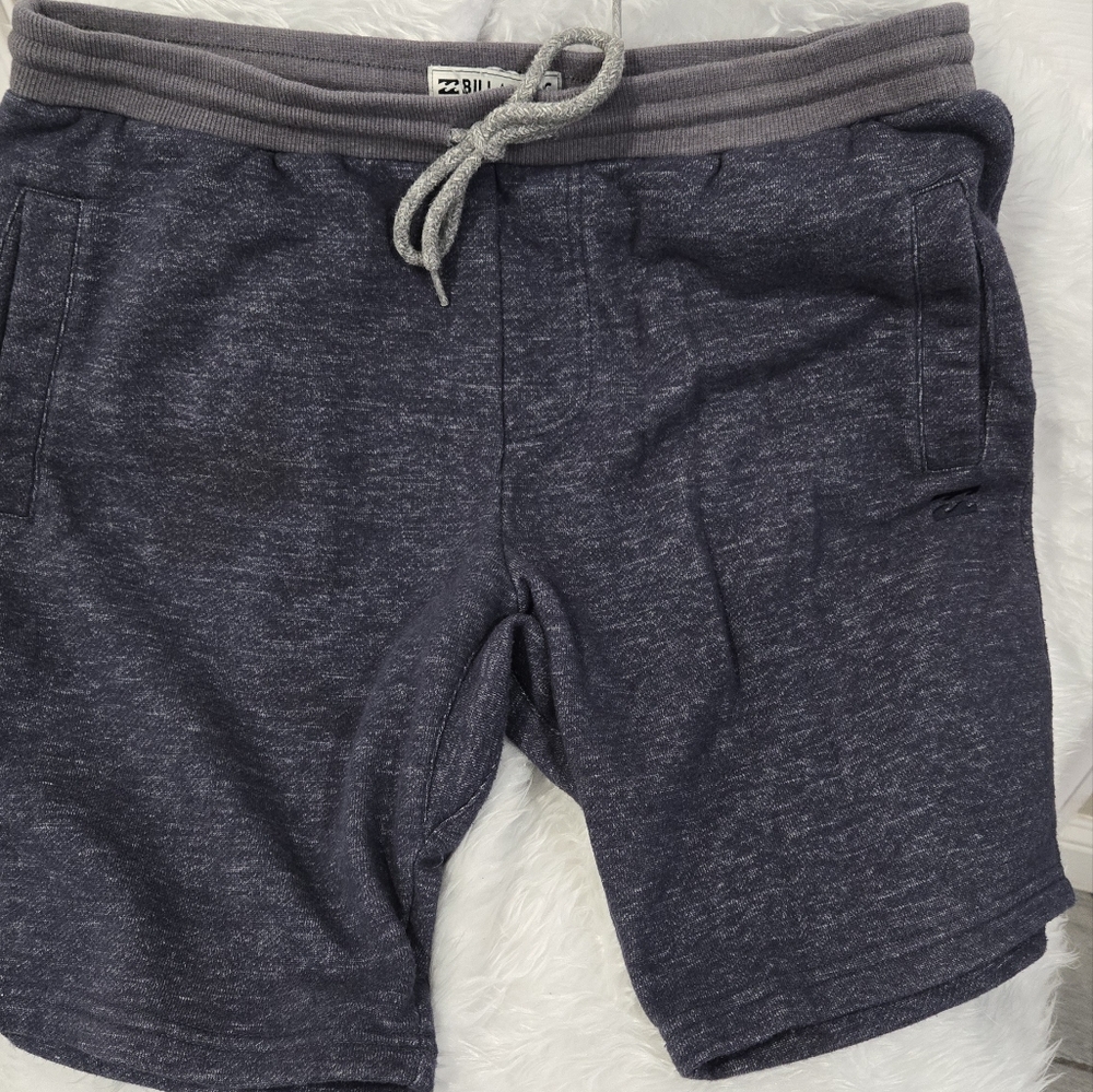 Billabong Gray Athletic‎ Shorts with Ribbed Waistband-Medium Act101